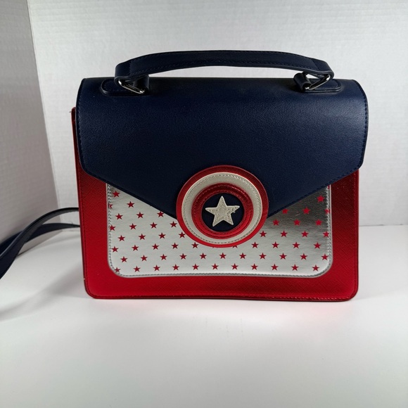 Danielle Nicole  Captain America Bag Crossbody - Picture 2 of 12